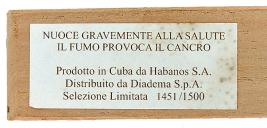 Cuaba Diademas Seleccion Limitada Italy packaging